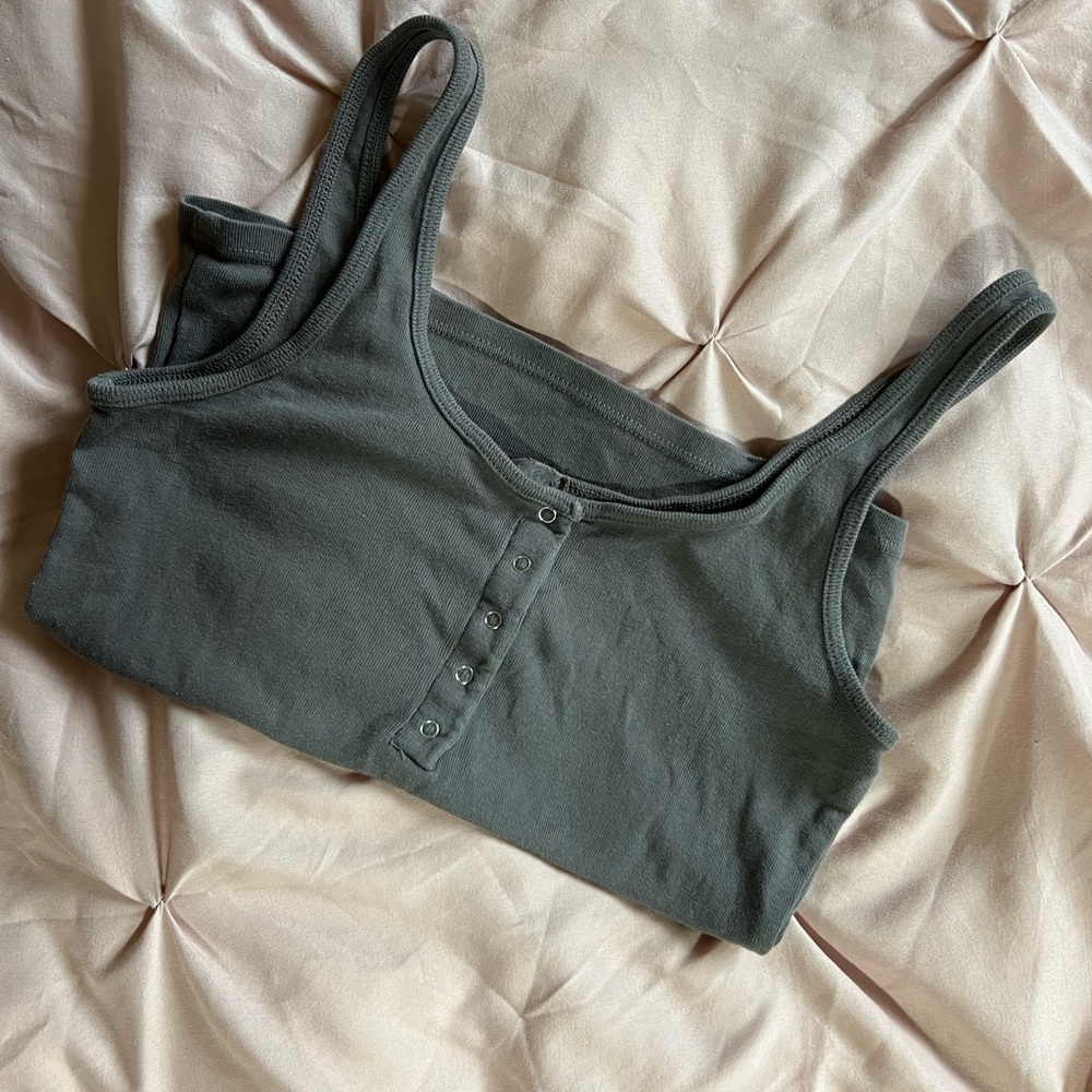 Brandy Melville Dark Gray Tank Top